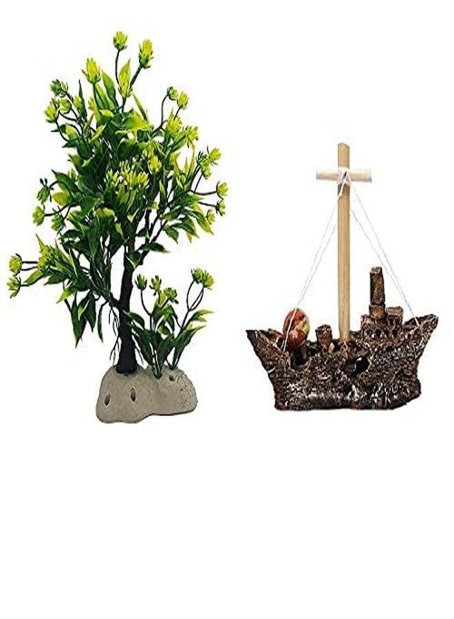 Jainsons Mj_Combo25 Aquarium Decoration Combo (Multicolor) - Image 2